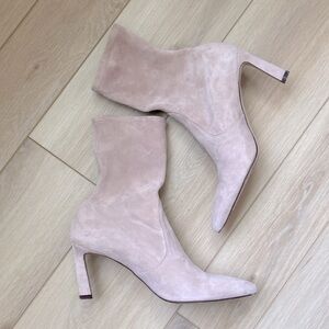 Stuart Weitzman Rapture ankle boot rose pink